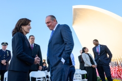 September 11, 2024 — Staten Island, NY —
Governor Kathy Hochul delivers remarks at the Staten Island 9/11 Memorial Ceremony. (Susan Watts/Office of Governor Kathy Hochul)
