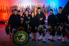 September 11, 2024 — Staten Island, NY —
Governor Kathy Hochul delivers remarks at the Staten Island 9/11 Memorial Ceremony. (Susan Watts/Office of Governor Kathy Hochul)