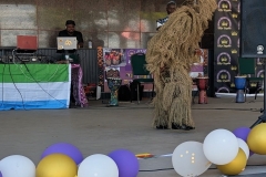 Utica Royalties dancer performing ceremonial dance highlighting cycle of life and death